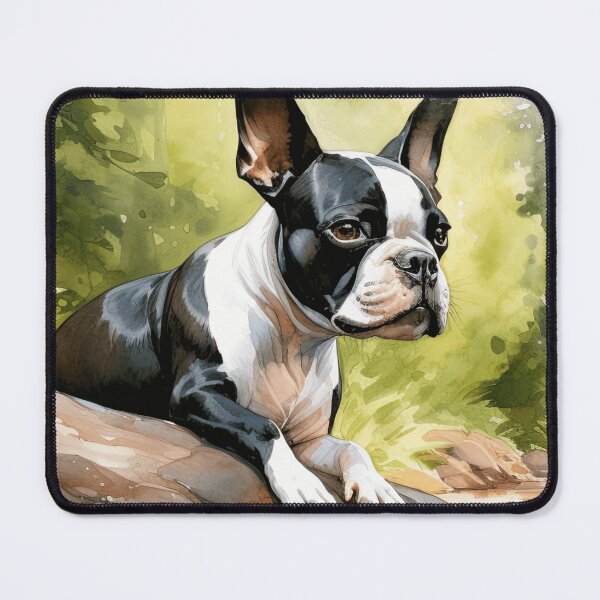 Item preview, Boston Terrier By The Lake In The Forest designed and sold by TheAnimalZ00.