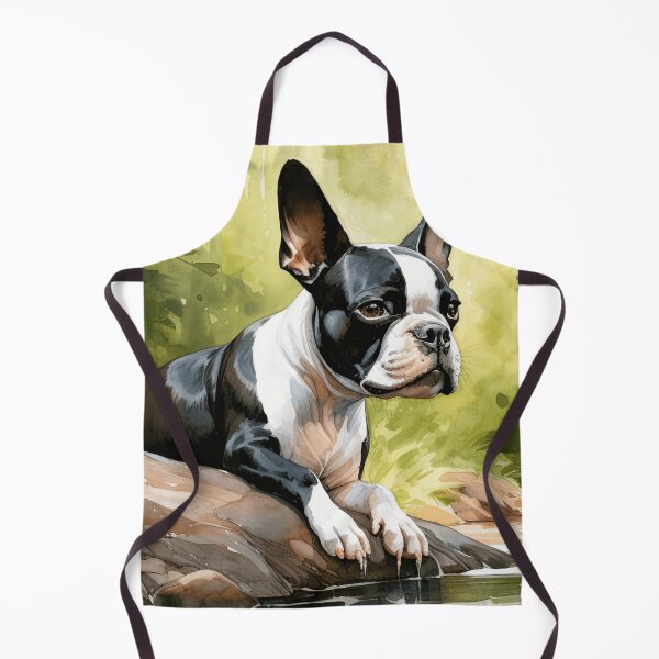 Item preview, Boston Terrier By The Lake In The Forest designed and sold by TheAnimalZ00.