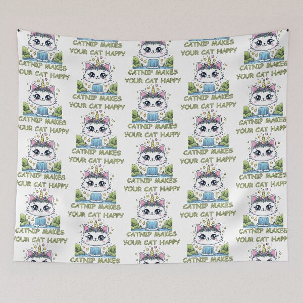 Item preview, Catnip Makes Your Cat Happy designed and sold by LemuellTrends.