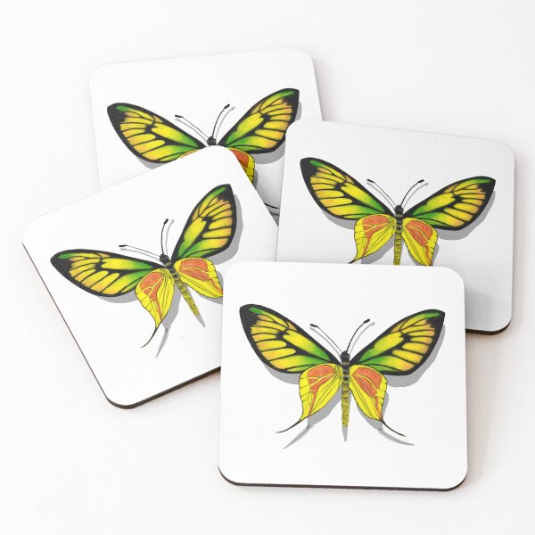 Item preview, Paradise Birdwing Butterfly with Shadow designed and sold by ArtAndBliss.