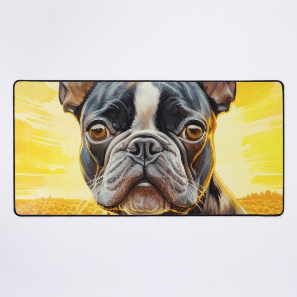 Item preview, Boston Terrier In A Sunflower Field designed and sold by TheAnimalZ00.