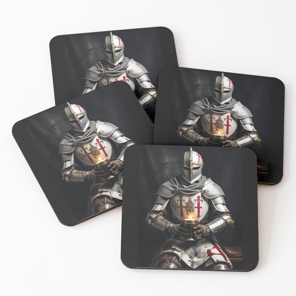 Item preview, Templar with Holy Grail;  designed and sold by StickerApe.