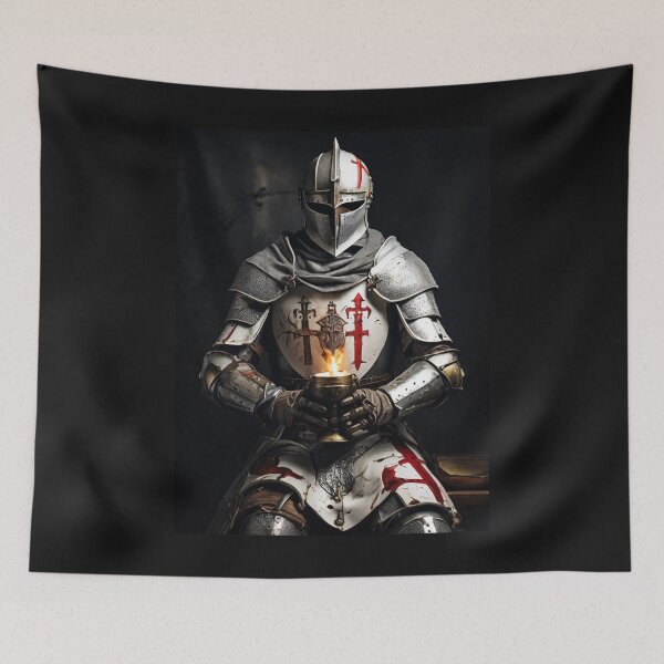 Item preview, Templar with Holy Grail;  designed and sold by StickerApe.
