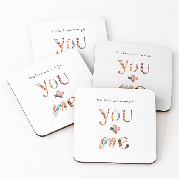 Item preview, This Land Was Made For You And Me | Quote Art designed and sold by Erica Leigh.