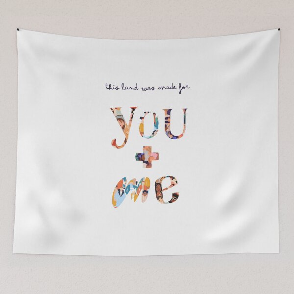 Item preview, This Land Was Made For You And Me | Quote Art designed and sold by Erica Leigh.