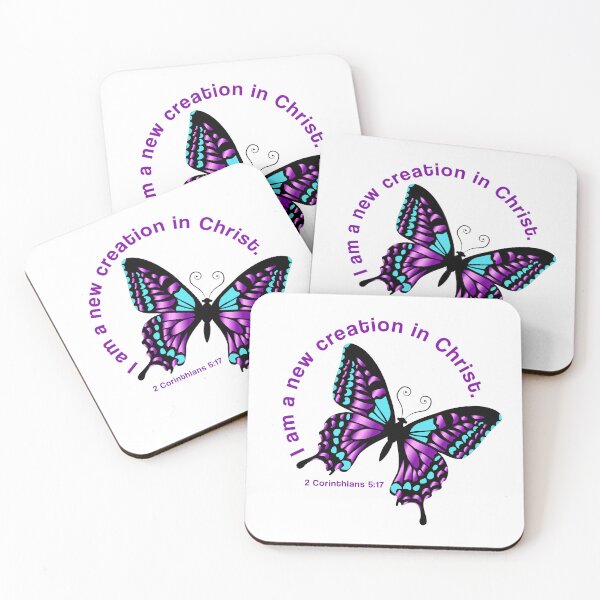 Item preview, New Creation Butterfly – "I am a new creature in Christ" designed and sold by GODS4US.
