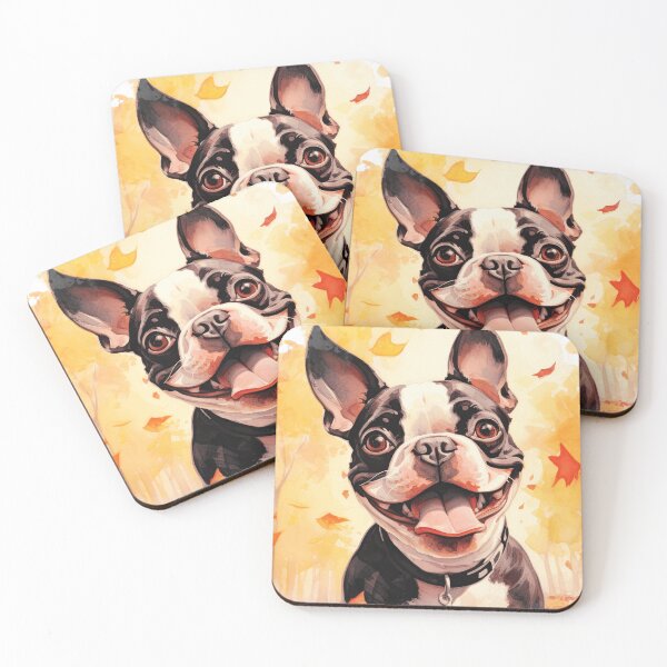 Item preview, Boston Terrier In The Fall designed and sold by TheAnimalZ00.