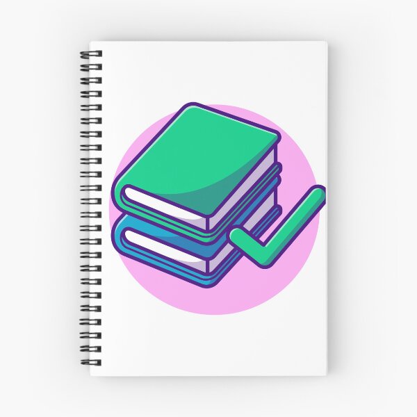 Item preview, Checklist Companion: Books with Checklist Cartoon Vector Icon designed and sold by hjian8219.