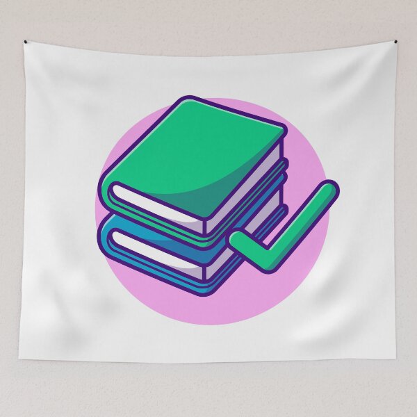 Item preview, Checklist Companion: Books with Checklist Cartoon Vector Icon designed and sold by hjian8219.
