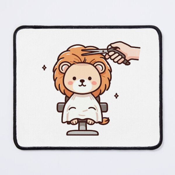 Item preview, BarberShop Lion designed and sold by LemuellTrends.