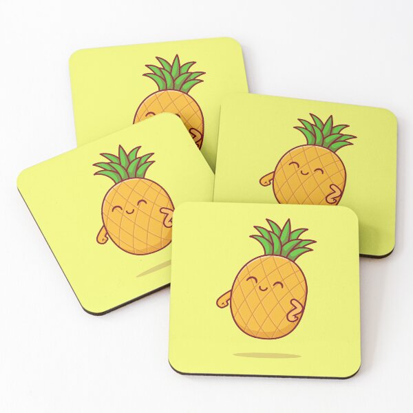 Item preview, Sweet Pineapple Delight: Cute Pineapple Fruit Cartoon Vector Icon designed and sold by hjian8219.