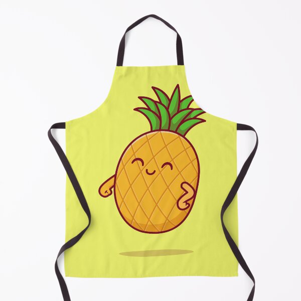 Item preview, Sweet Pineapple Delight: Cute Pineapple Fruit Cartoon Vector Icon designed and sold by hjian8219.