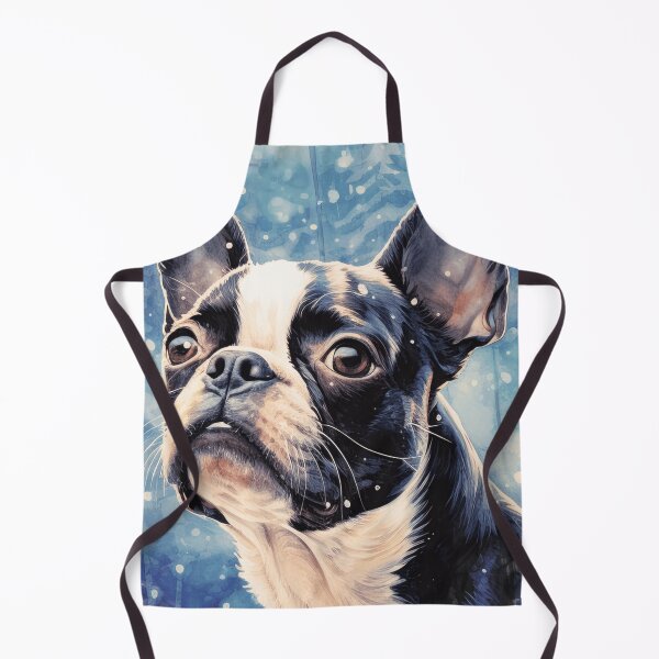 Item preview, Boston Terrier Snowy Portrait designed and sold by TheAnimalZ00.