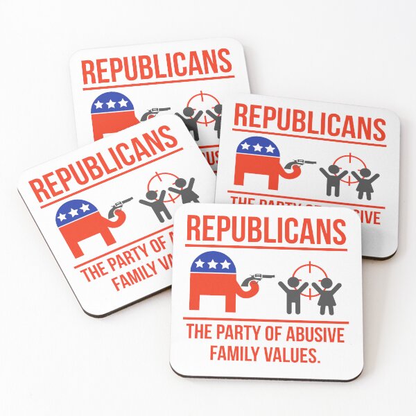 Item preview, Republicans party of (abusive) family values  designed and sold by Rachel the Artist .