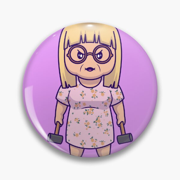Item preview, Fierce DIY Enthusiast: Cute Woman Holding Hammer Cartoon Vector Icon" designed and sold by hjian8219.
