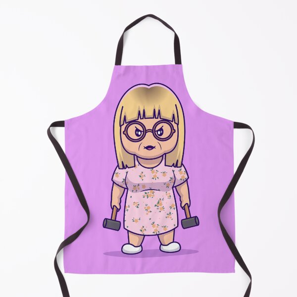 Item preview, Fierce DIY Enthusiast: Cute Woman Holding Hammer Cartoon Vector Icon" designed and sold by hjian8219.