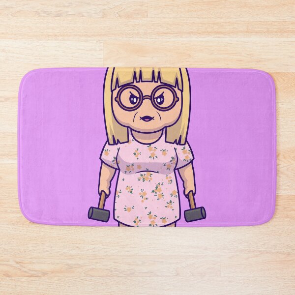 Item preview, Fierce DIY Enthusiast: Cute Woman Holding Hammer Cartoon Vector Icon" designed and sold by hjian8219.