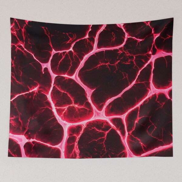 Item preview, Bright Red Lava designed and sold by SassyArtistry.