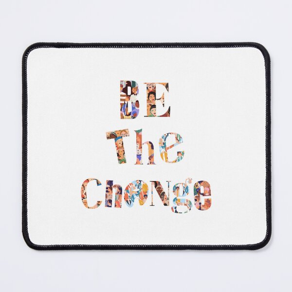 Item preview, Be The Change | Ghandi Quote Art designed and sold by Erica Leigh.