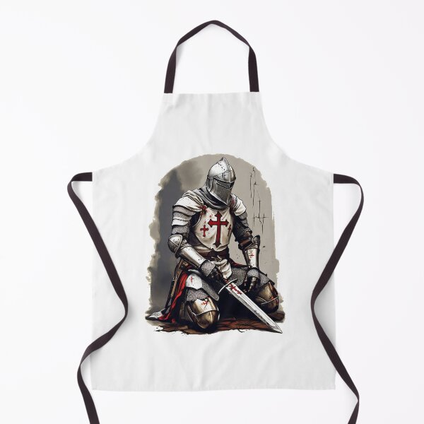 Item preview, Templar Knight with Sword; designed and sold by StickerApe.
