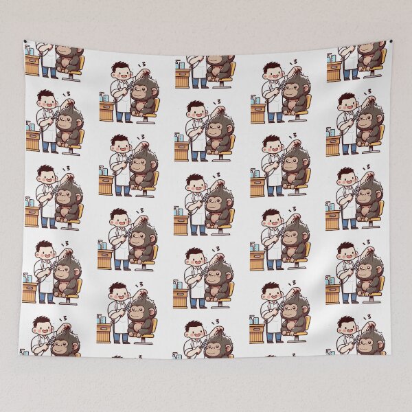 Item preview, BarberShop Gorilla designed and sold by LemuellTrends.