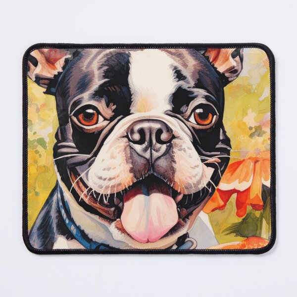 Item preview, Cute Watercolor Boston Terrier designed and sold by TheAnimalZ00.