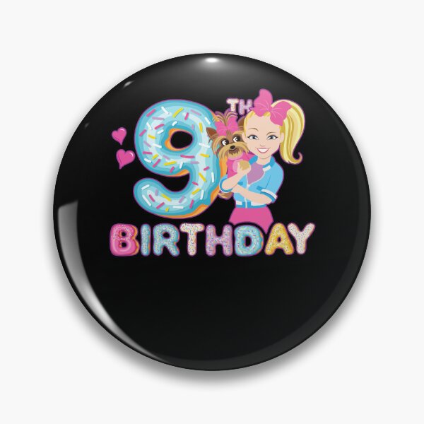 Artikelvorschau, JoJo Siwa und BowBow alles Gute zum 9. Geburtstag Donut entworfen und verkauft von MollieHolme.