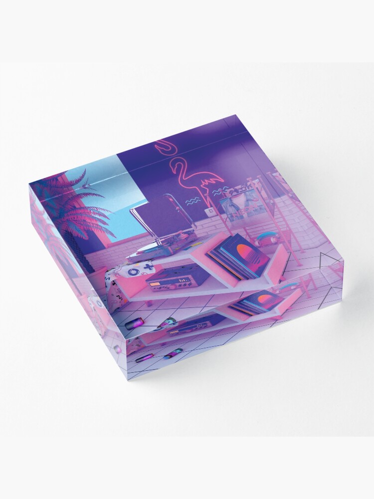Alternate view of s p i n n i n g w a v e Acrylic Block