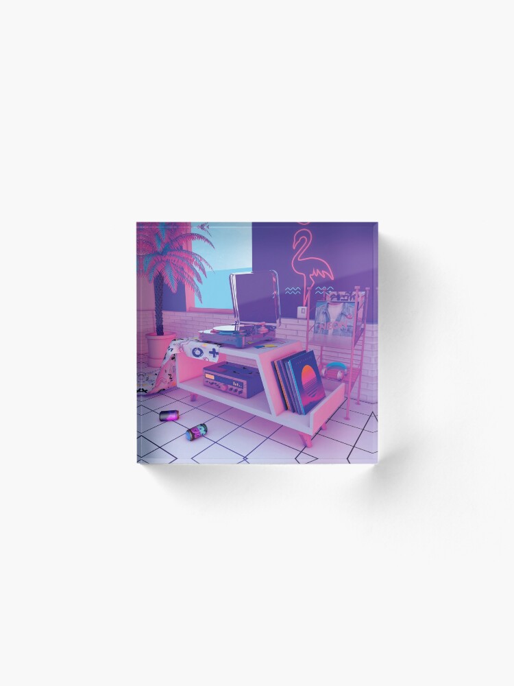 Alternate view of s p i n n i n g w a v e Acrylic Block