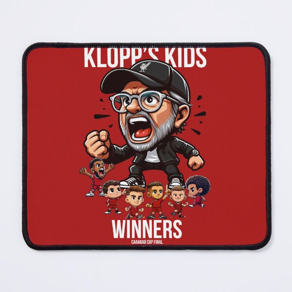 Item preview, Klopp Kids Winning The Carabou Cup designed and sold by Astha Warna.