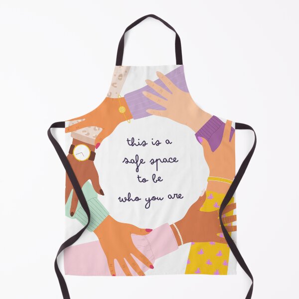 Item preview, This Is A Safe Space To Be Who You Are | Quote Art designed and sold by Erica Leigh.