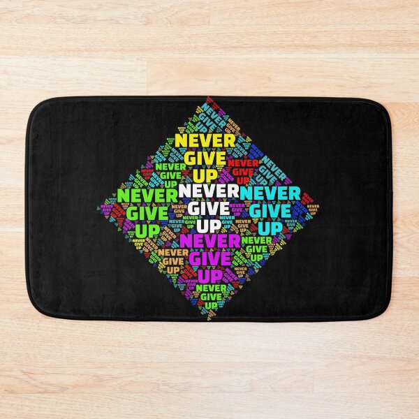Item preview, Never Give Up designed and sold by My Cool Store.