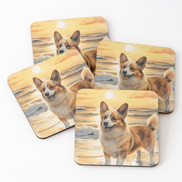 Item preview, Corgi On The Beach designed and sold by TheAnimalZ00.