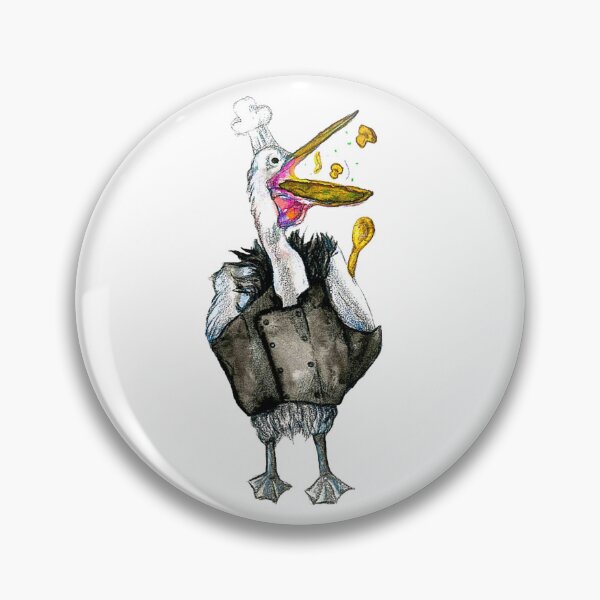 Item preview, Chef Pelican designed and sold by laurensmithart.