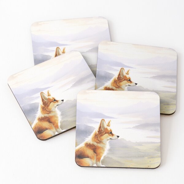 Item preview, Corgi Looking At The Mountain View designed and sold by TheAnimalZ00.