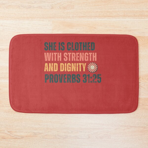 Item preview, She is Clothed with Strength & Dignity - Proverbs 31:25 designed and sold by ebocraft.