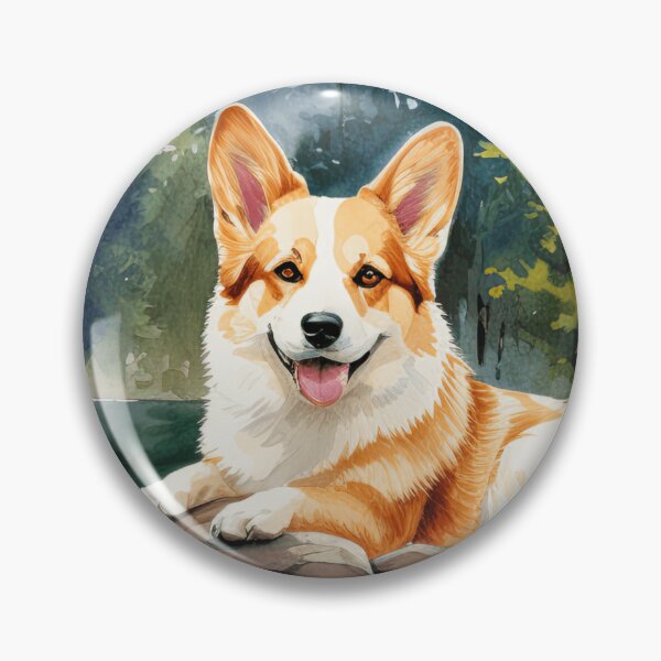Item preview, Watercolor Corgi Art designed and sold by TheAnimalZ00.