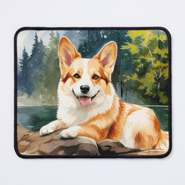 Item preview, Watercolor Corgi Art designed and sold by TheAnimalZ00.