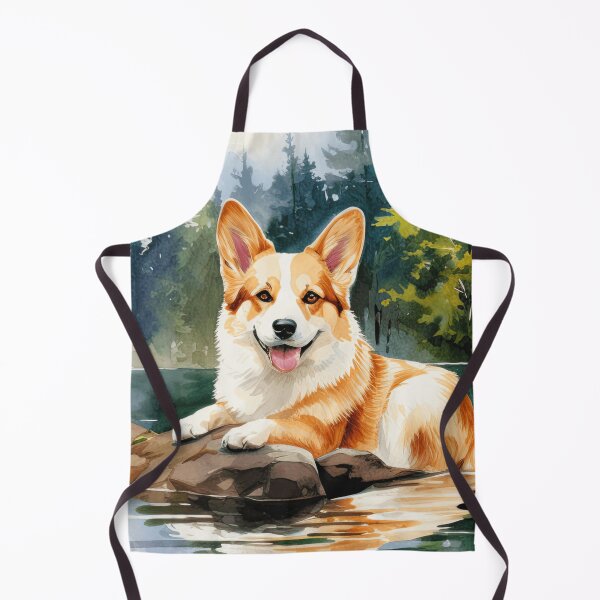 Item preview, Watercolor Corgi Art designed and sold by TheAnimalZ00.