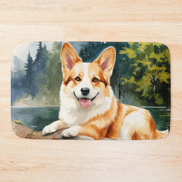 Item preview, Watercolor Corgi Art designed and sold by TheAnimalZ00.