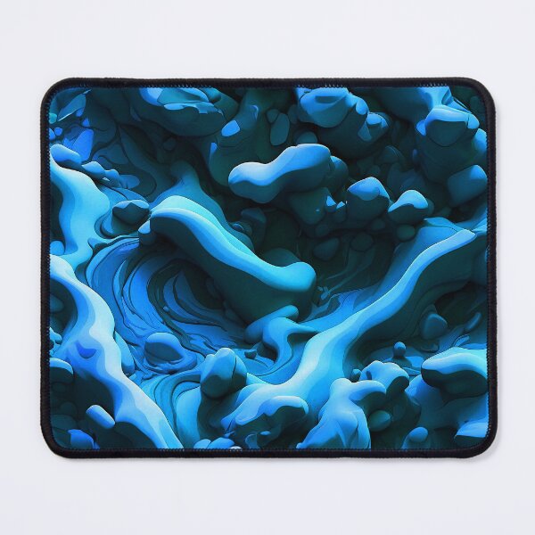 Item preview, Pastel Light Blue Foamy Lava designed and sold by SassyArtistry.
