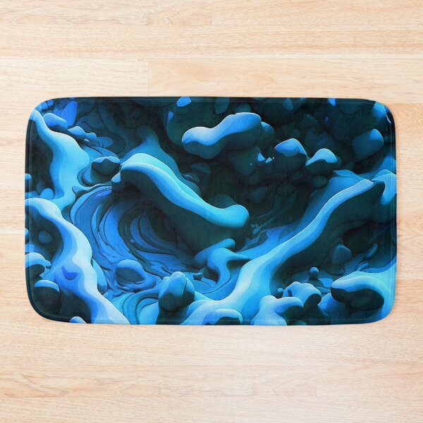 Item preview, Pastel Light Blue Foamy Lava designed and sold by SassyArtistry.