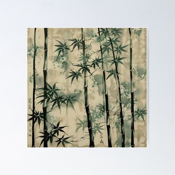 Item preview, Take Japanese Bamboo Pattern - Symbol of Strength, Prosperity & Tranquility designed and sold by WADRIUS.