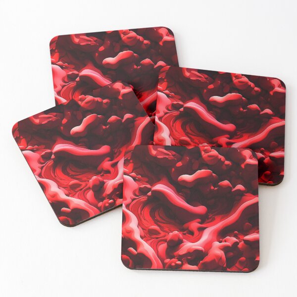 Item preview, Pastel Red Foamy Lava designed and sold by SassyArtistry.