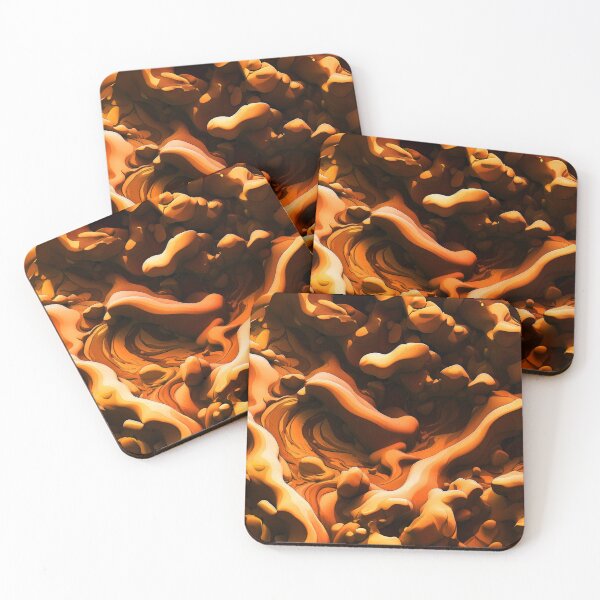 Item preview, Pastel Orange Foamy Lava designed and sold by SassyArtistry.