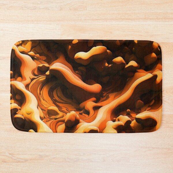 Item preview, Pastel Orange Foamy Lava designed and sold by SassyArtistry.