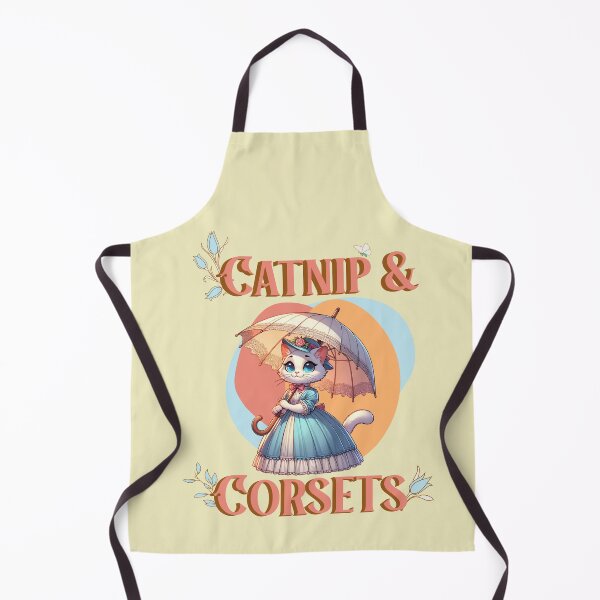 Item preview, Catnip & Corsets vintage cat shirt designed and sold by minirexdesigns.