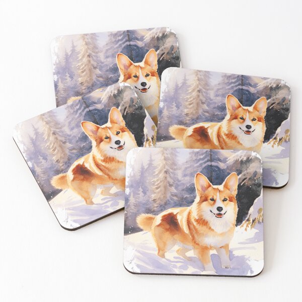 Item preview, Corgi In The Snowy Forest designed and sold by TheAnimalZ00.