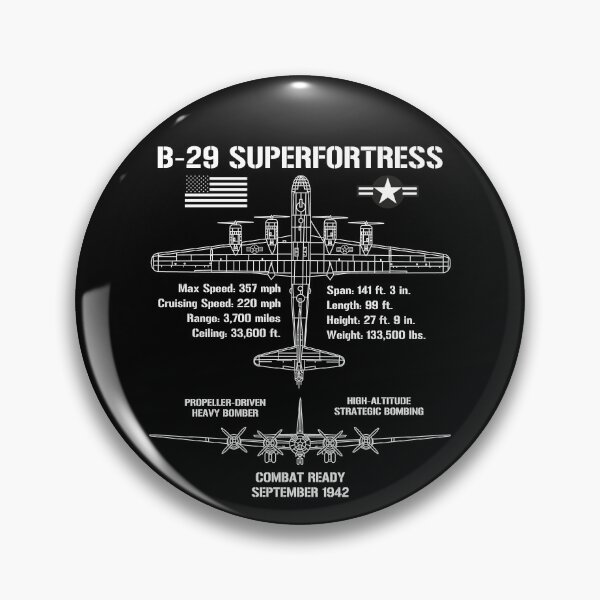 Artikelvorschau, B-29 Superfortress Specs Military Aircraft B29 Gear entworfen und verkauft von DynamicDesign.