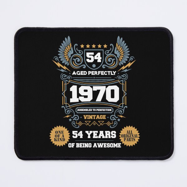Item preview, Vintage Aged Perfectly Awesome Since 1970 Legend, Limited Edition, 54h Birthday, Assembled to perfection, Legend is Born, 54 years of being awesome, All original parts designed and sold by DjenShop.